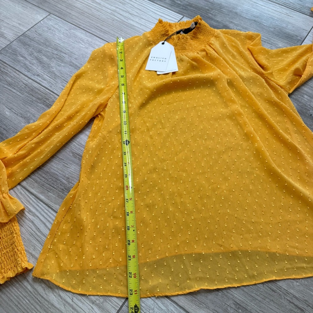 ENGLISH Factory Mustard Yellow Long Sleeve Top - Picture 8 of 11